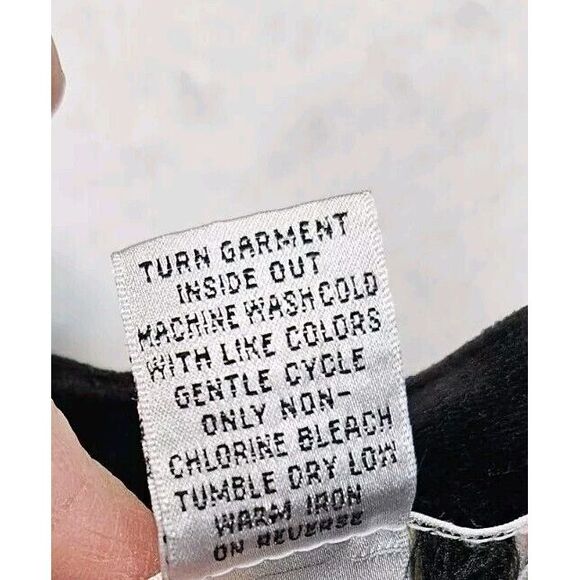 Talbots Womens Medium Petite Black Velour Zip Up Jacket - Picture 5 of 5